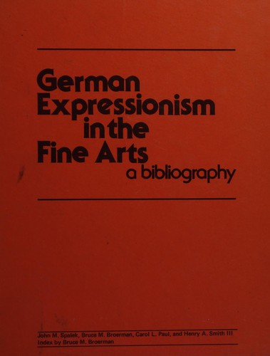 Cover for German expressionism in the fine arts