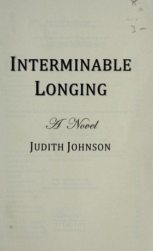Cover for Interminable longing