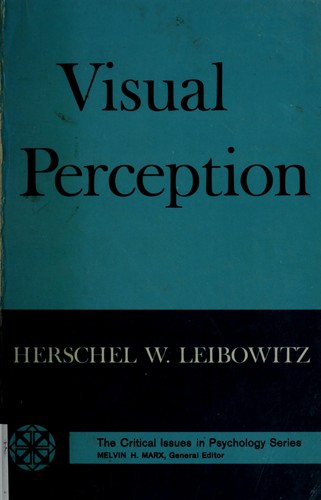 Cover for Visual perception