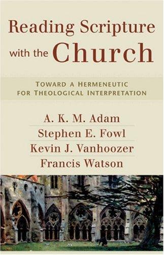 Cover for Reading Scripture with the Church