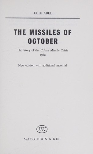 Cover for The Missiles of October
