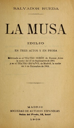 Cover for La musa