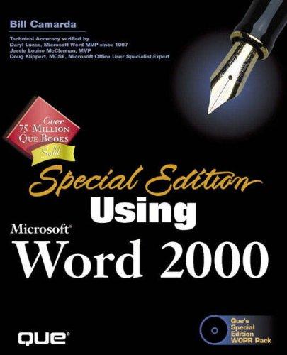 Cover for Using Microsoft Word 2000