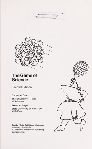 Cover for The game of science