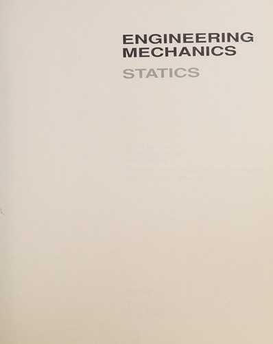 Cover for Engineering Mechanics