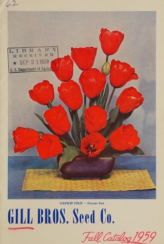 Cover for Fall catalog 1959