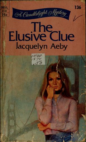 Cover for The elusive clue