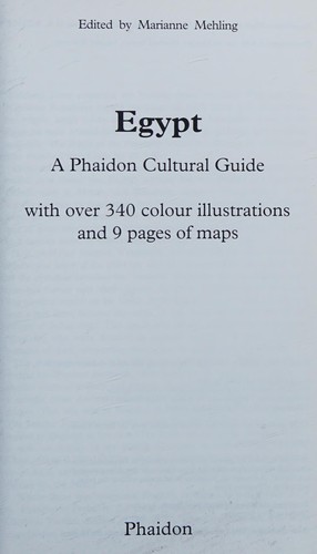 Cover for Egypt