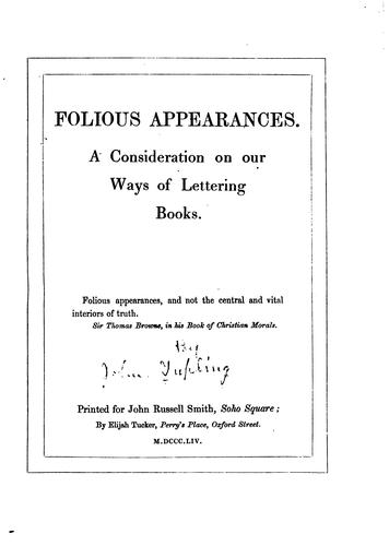 Cover for Folious appearances