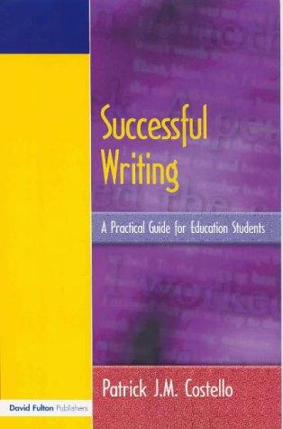 Cover for Successful Writing