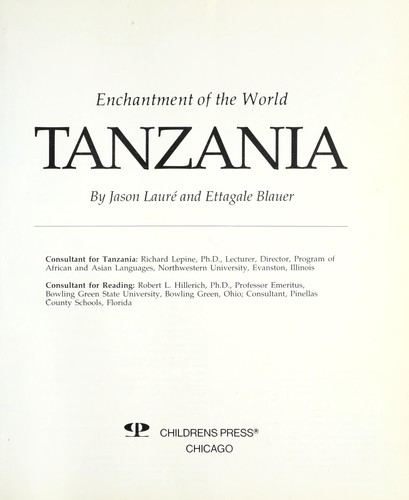 Cover for Tanzania