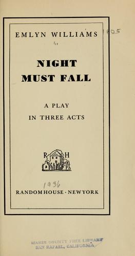 Cover for Night must fall