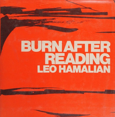 Cover for Burn after reading