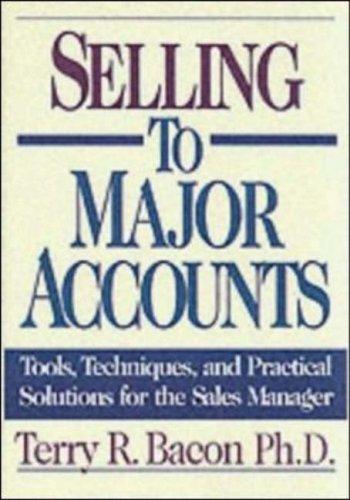 Cover for Selling to Major Accounts
