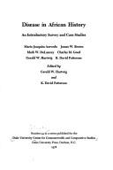 Cover for Disease in African history