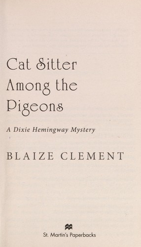 Cover for Cat sitter among the pigeons