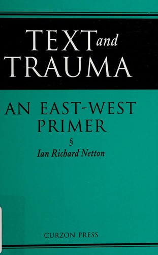 Cover for Text and trauma