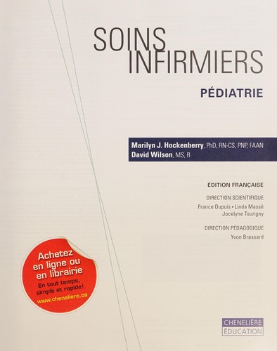 Cover for Soins infirmiers