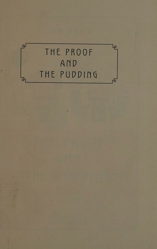 Cover for Proof and the Pudding