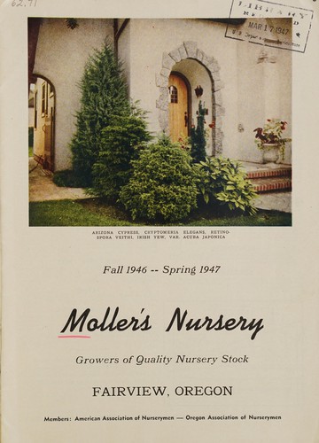 Cover for Fall 1946--spring 1947