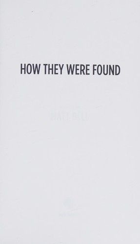Cover for How they were found