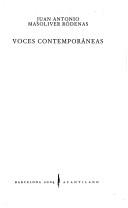 Cover for Voces contemporáneas