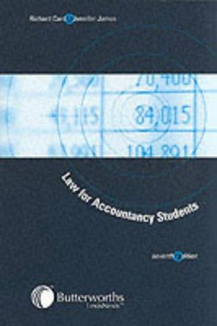 Cover for Law for Accountancy Students