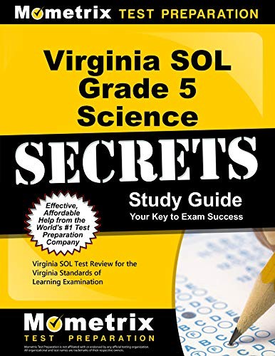 Cover for Virginia SOL Grade 5 Science Secrets Study Guide