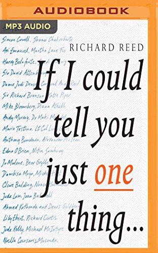 Cover for If I Could Tell You Just One Thing