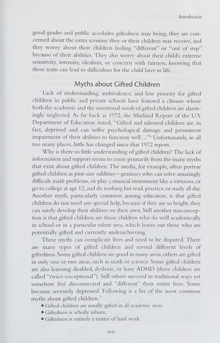 Cover for A parent's guide to gifted children