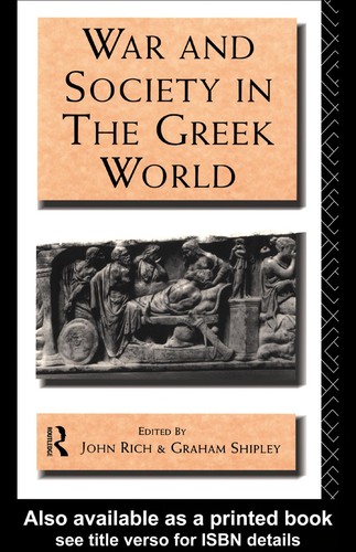 Cover for War and society in the Greek world