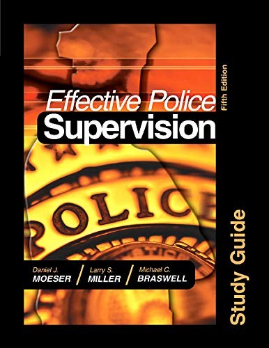Cover for Study Guide for Effective Police Supervision, 5th Edition