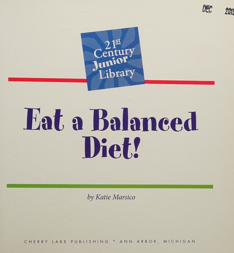 Cover for Eat a balanced diet!