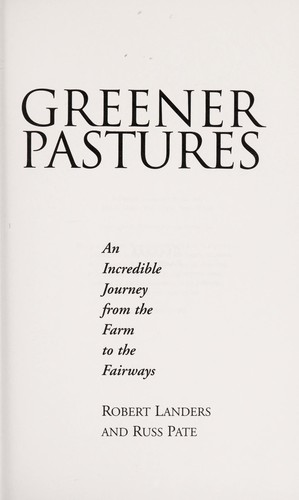 Cover for Greener Pastures
