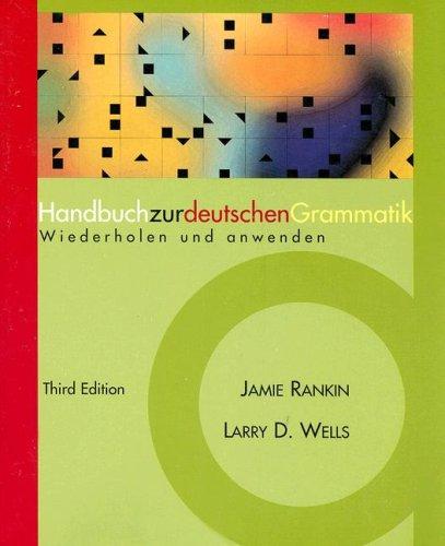 Cover for Handbuch Zur Deutschen Grammatik