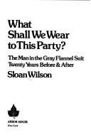 Cover for What shall we wear to this party?