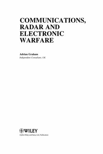 Cover for Communications, radar, and electronic warfare