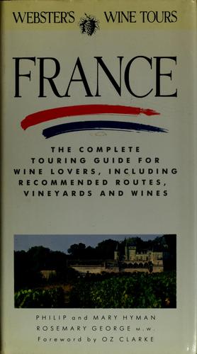 Cover for Webster's wine tours--France