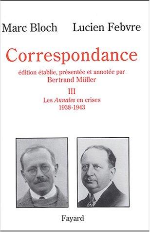 Cover for Correspondance