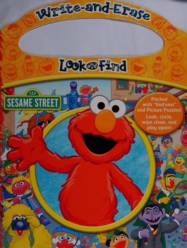 Cover for Write & Erase Look & Find Sesame Street