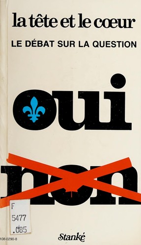 Cover for Oui : la tête et le coeur