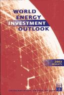 Cover for World Energy Investment Outlook 2003