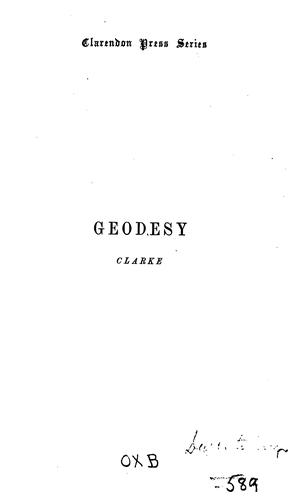 Cover for Geodesy