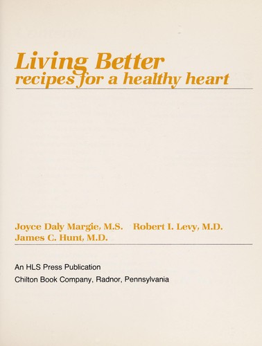 Cover for Living better