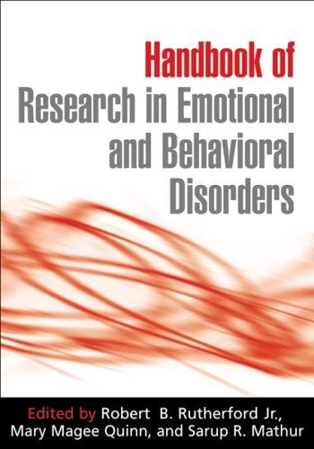 Cover for Handbook of Research in Emotional and Behavioral Disorders