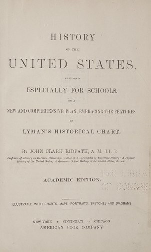 Cover for History of the United States