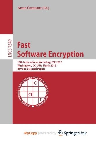 Cover for Fast Software Encryption