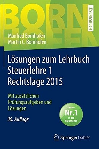 Cover for Lösungen zum Lehrbuch Steuerlehre 1 Rechtslage 2015