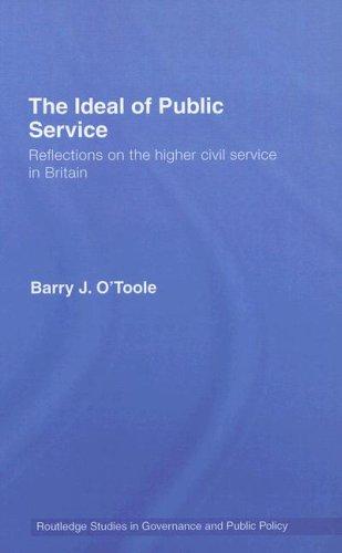 Cover for The ideal of public service