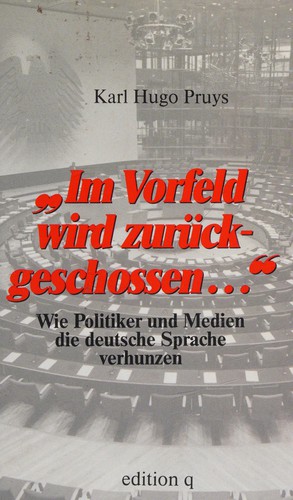Cover for Im Vorfeld wird zurückgeschossen--
